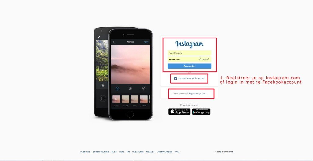 instagram aanmaken blog 1
