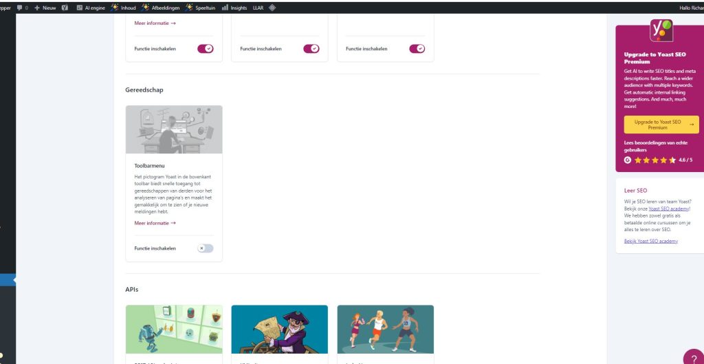 Yoast meldingen uitschakelen Social Pepper