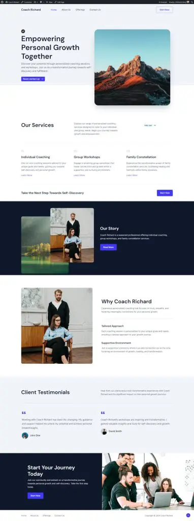 WordPress website AI en Spectra Social Pepper