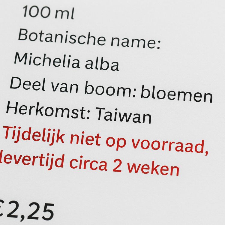 Beschikbaar via nabestelling