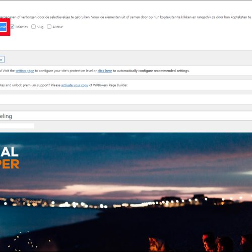 spam reacties op afbeeldingen deactiveren