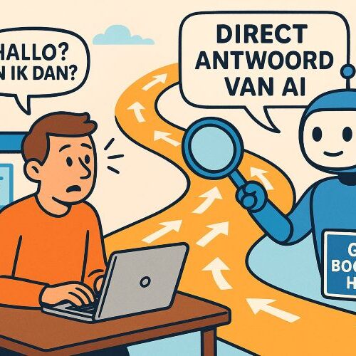 website wordt niet meer gevonden